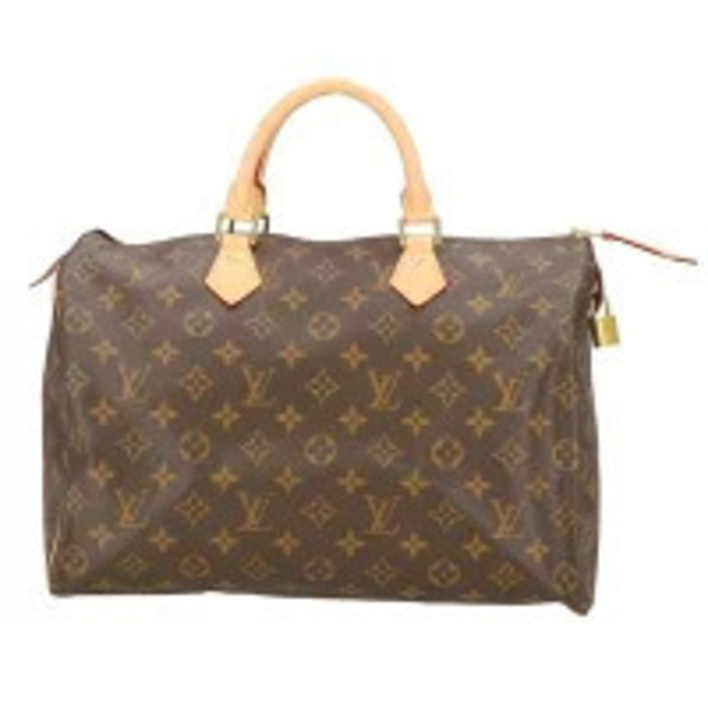 Louis Vuitton Speedy Monogram Canvas Leather Brown